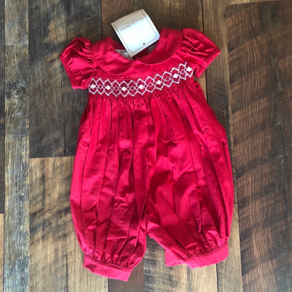 NWT newborn bubble smock - boutique item
